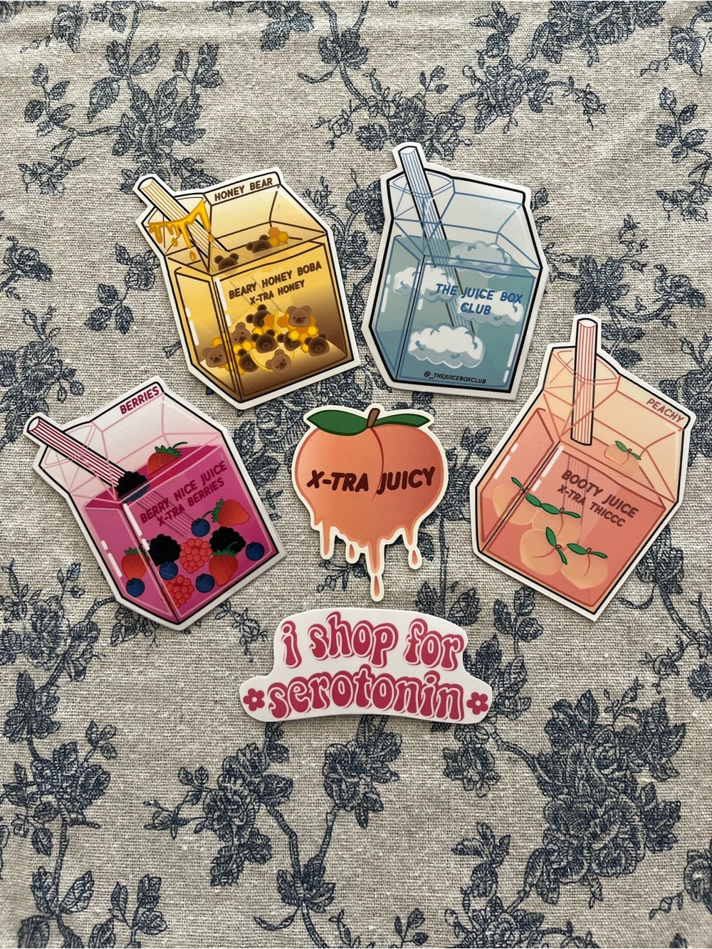 Juice Box Vinyl Sticker Set